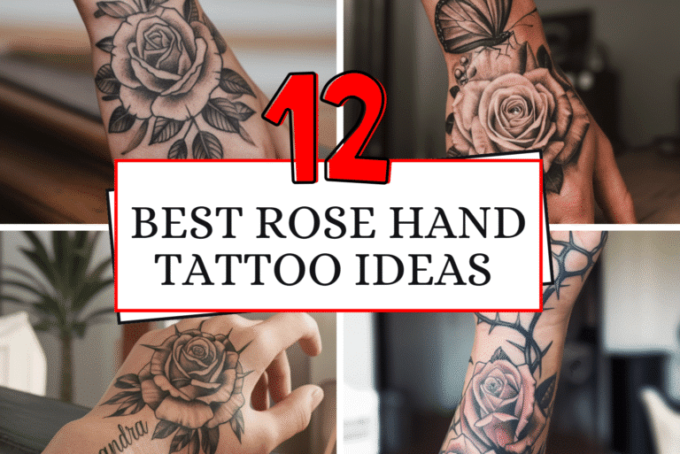 Rose Hand Tattoo
